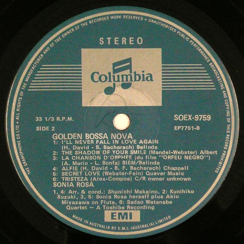 manual of errors SONOTA [ Sonia Rosa / Golden Bossa Nova ]