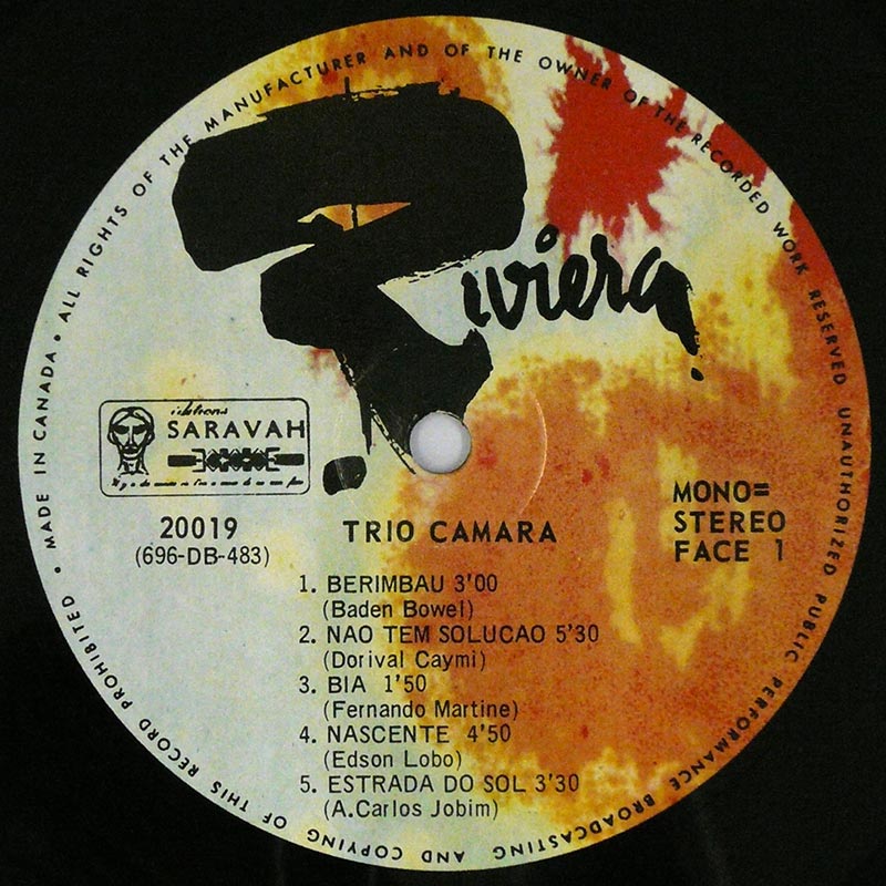 その他 Le Trio Camara - Camara Trio Camara, Le (トリオ・カマラ) - Le Trio Camara (1968